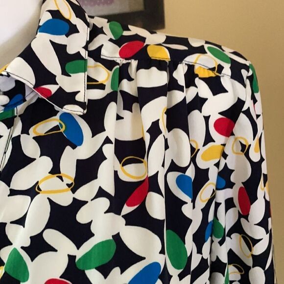 Vintage La Chemise Long Sleeve Polyester Dress - Picture 5 of 9